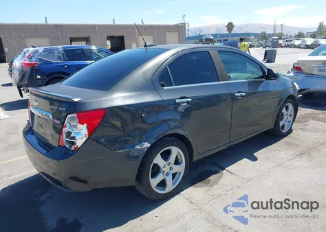 2016 Chevrolet Sonic Ltz Auto из США, поврежденный, VIN 1G1JE5SB6G4140874